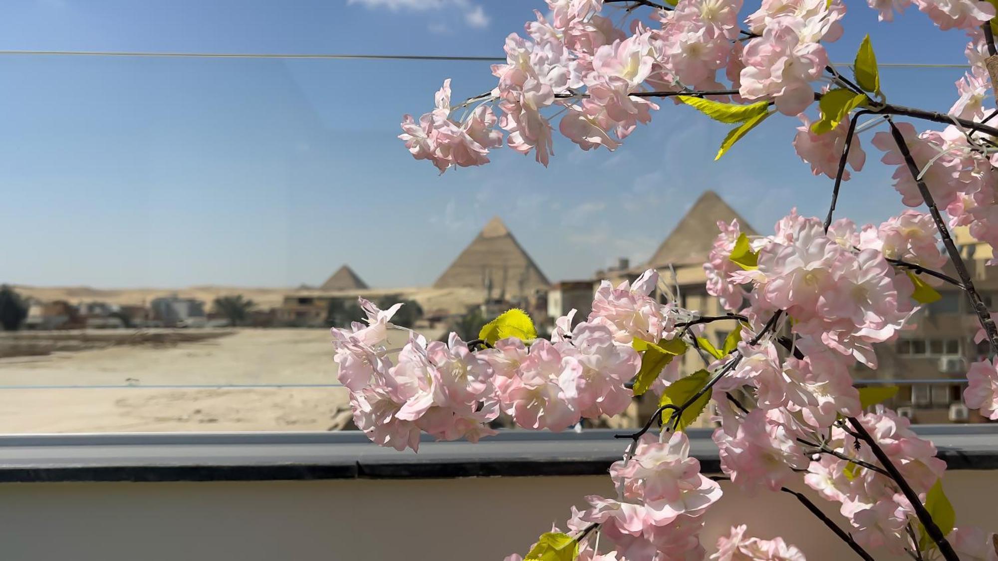 Rizk Pyramids View Hotel Kafrat al Jabal ภายนอก รูปภาพ